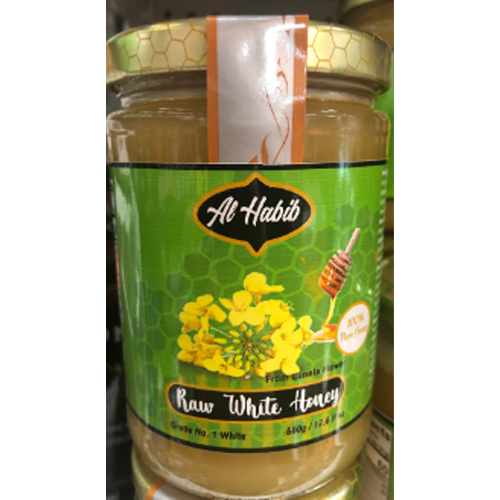 http://atiyasfreshfarm.com/public/storage/photos/1/New product/Al Habib Raw White Honey 500g.jpg